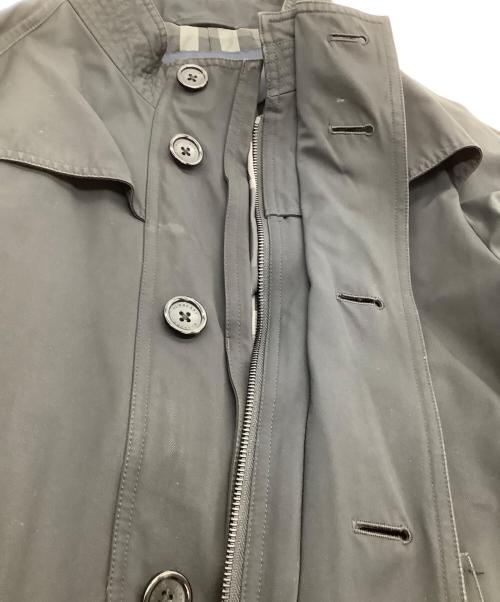 BURBERRY LONDON（バーバリーロンドン）BURBERRY LONDON (バーバリーロンドン) コート　裏地チェック ブラック サイズ:XLの古着・服飾アイテム