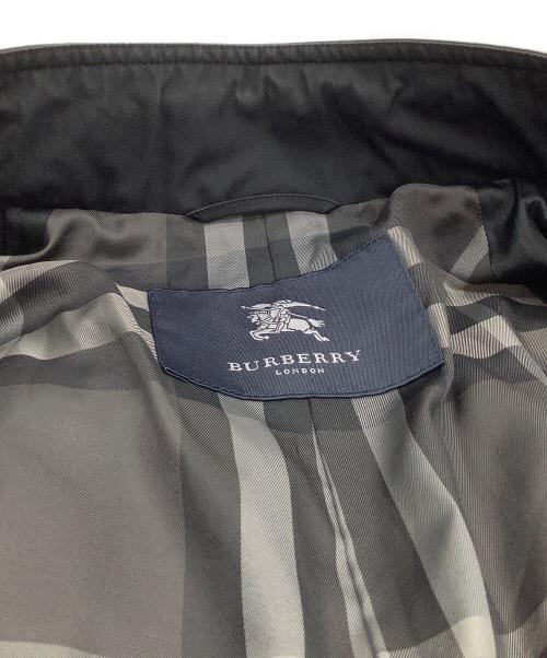 BURBERRY LONDON（バーバリーロンドン）BURBERRY LONDON (バーバリーロンドン) コート　裏地チェック ブラック サイズ:XLの古着・服飾アイテム