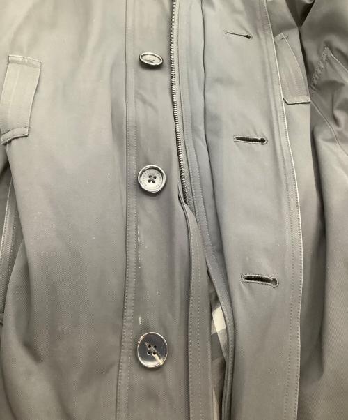 BURBERRY LONDON（バーバリーロンドン）BURBERRY LONDON (バーバリーロンドン) コート　裏地チェック ブラック サイズ:XLの古着・服飾アイテム