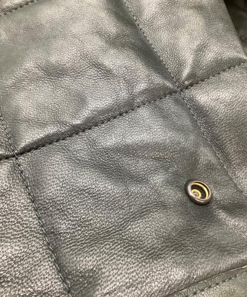 YOKE（ヨーク）YOKE (ヨーク) ジャケット　REVERSIBLE QUILTED LEATHER LINNER BLOUSON グリーン サイズ:2の古着・服飾アイテム