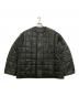 YOKE（ヨーク）の古着「ジャケット　REVERSIBLE QUILTED LEATHER LINNER BLOUSON」｜グリーン
