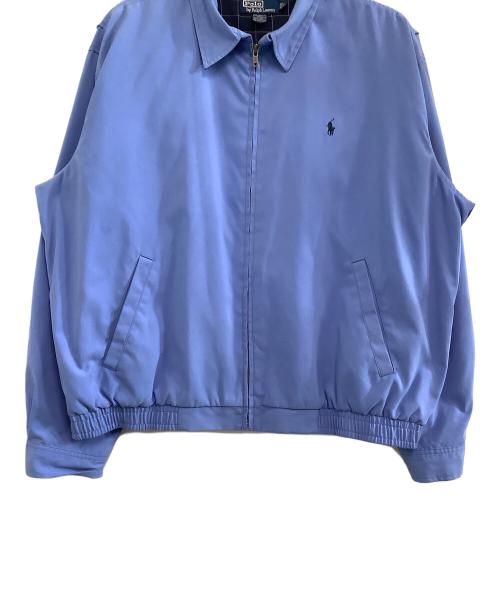 POLO RALPH LAUREN（ポロ・ラルフローレン）POLO RALPH LAUREN (ポロ・ラルフローレン) スイングトップ スカイブルー サイズ:XLの古着・服飾アイテム
