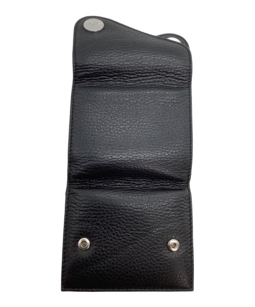 Vivienne Westwood（ヴィヴィアンウエストウッド）Vivienne Westwood (ヴィヴィアンウエストウッド) コンパクトウォレット　DOT SMALL DOUBLE FLAP ブラックの古着・服飾アイテム