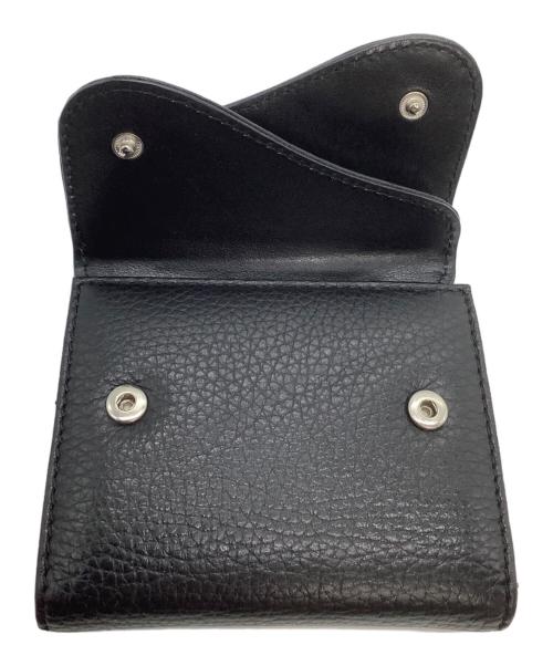 Vivienne Westwood（ヴィヴィアンウエストウッド）Vivienne Westwood (ヴィヴィアンウエストウッド) コンパクトウォレット　DOT SMALL DOUBLE FLAP ブラックの古着・服飾アイテム
