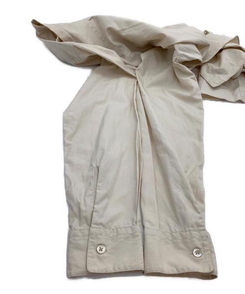 AURALEE（オーラリー）AURALEE (オーラリー) 長袖シャツ　ASHED FINX TWILL BIG SHIRTS アイボリー サイズ:4の古着・服飾アイテム