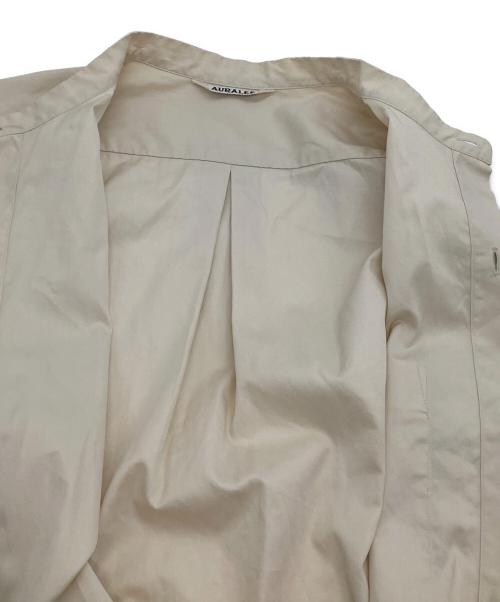 AURALEE（オーラリー）AURALEE (オーラリー) 長袖シャツ　ASHED FINX TWILL BIG SHIRTS アイボリー サイズ:4の古着・服飾アイテム