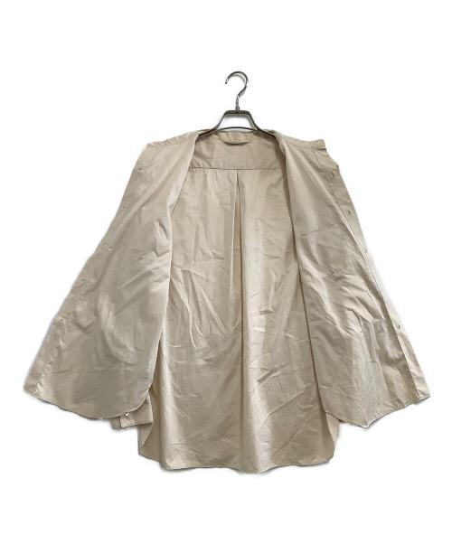 AURALEE（オーラリー）AURALEE (オーラリー) 長袖シャツ　ASHED FINX TWILL BIG SHIRTS アイボリー サイズ:4の古着・服飾アイテム