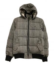BURBERRY BLACK LABEL（バーバリーブラックレーベル）の古着「中綿ジャケット　チェック」｜ブラック