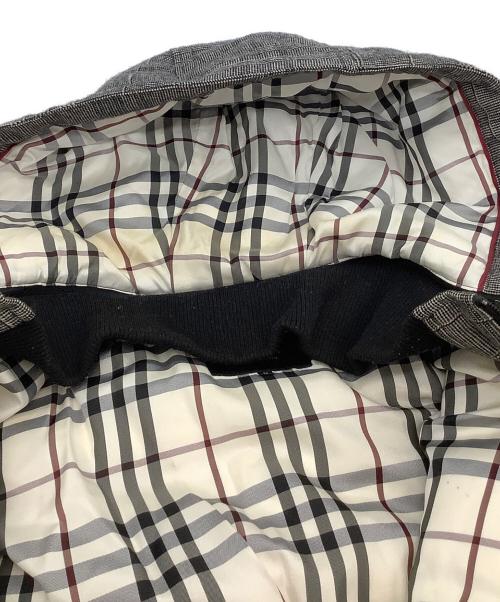 BURBERRY BLACK LABEL（バーバリーブラックレーベル）BURBERRY BLACK LABEL (バーバリーブラックレーベル) 中綿ジャケット　チェック ブラック サイズ:Mの古着・服飾アイテム
