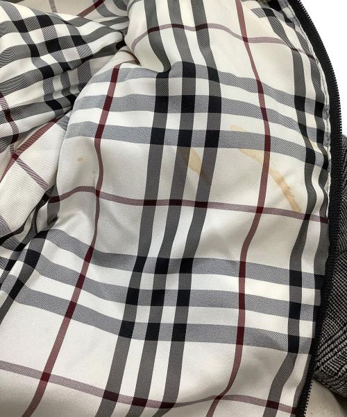 BURBERRY BLACK LABEL（バーバリーブラックレーベル）BURBERRY BLACK LABEL (バーバリーブラックレーベル) 中綿ジャケット　チェック ブラック サイズ:Mの古着・服飾アイテム