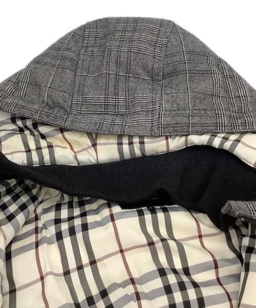 BURBERRY BLACK LABEL（バーバリーブラックレーベル）BURBERRY BLACK LABEL (バーバリーブラックレーベル) 中綿ジャケット　チェック ブラック サイズ:Mの古着・服飾アイテム