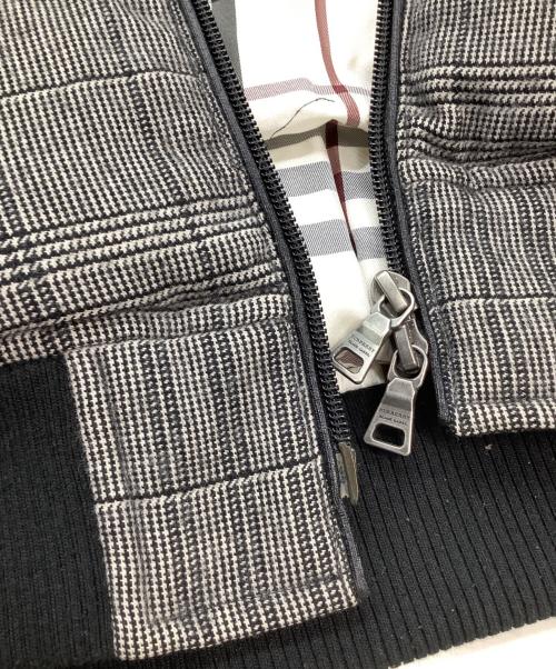 BURBERRY BLACK LABEL（バーバリーブラックレーベル）BURBERRY BLACK LABEL (バーバリーブラックレーベル) 中綿ジャケット　チェック ブラック サイズ:Mの古着・服飾アイテム