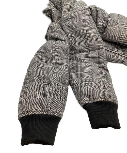 BURBERRY BLACK LABEL（バーバリーブラックレーベル）BURBERRY BLACK LABEL (バーバリーブラックレーベル) 中綿ジャケット　チェック ブラック サイズ:Mの古着・服飾アイテム