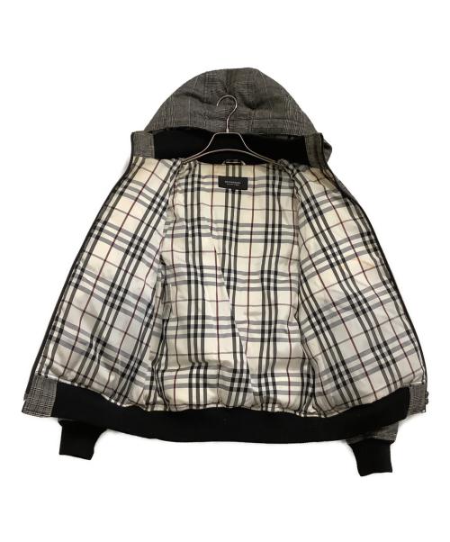 BURBERRY BLACK LABEL（バーバリーブラックレーベル）BURBERRY BLACK LABEL (バーバリーブラックレーベル) 中綿ジャケット　チェック ブラック サイズ:Mの古着・服飾アイテム
