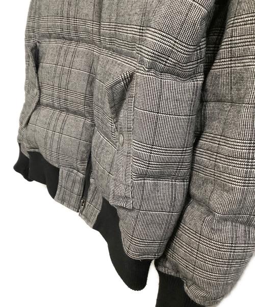 BURBERRY BLACK LABEL（バーバリーブラックレーベル）BURBERRY BLACK LABEL (バーバリーブラックレーベル) 中綿ジャケット　チェック ブラック サイズ:Mの古着・服飾アイテム