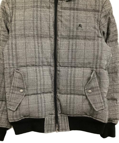 BURBERRY BLACK LABEL（バーバリーブラックレーベル）BURBERRY BLACK LABEL (バーバリーブラックレーベル) 中綿ジャケット　チェック ブラック サイズ:Mの古着・服飾アイテム