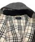 中古・古着 BURBERRY BLACK LABEL (バーバリーブラックレーベル) 中綿ジャケット　チェック ブラック サイズ:M：8000円