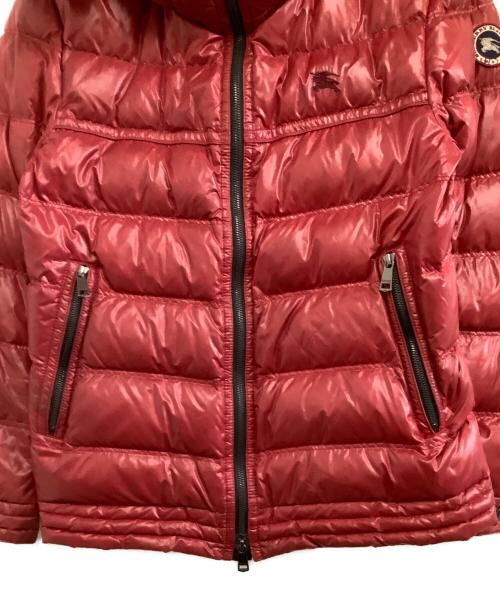 BURBERRY BLACK LABEL（バーバリーブラックレーベル）BURBERRY BLACK LABEL (バーバリーブラックレーベル) ダウンジャケット　裏地ノバチェック レッド サイズ:Mの古着・服飾アイテム