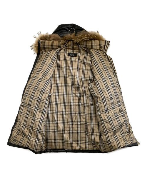BURBERRY BLACK LABEL（バーバリーブラックレーベル）BURBERRY BLACK LABEL (バーバリーブラックレーベル) ダウンジャケット　裏地ノバチェック ブラック サイズ:Mの古着・服飾アイテム
