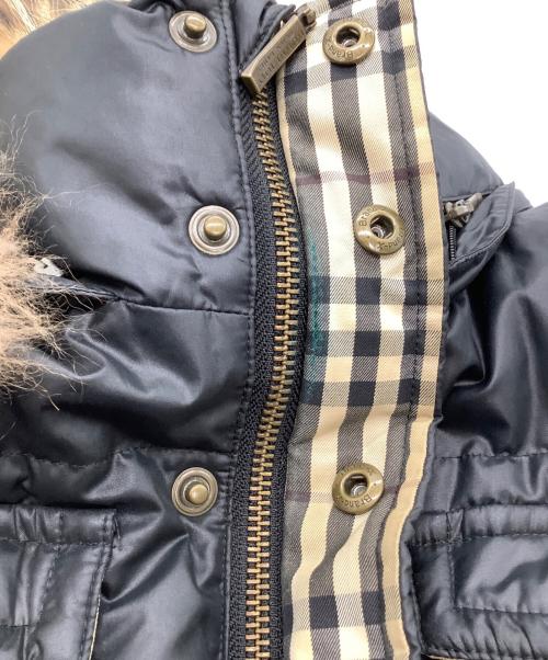 BURBERRY BLACK LABEL（バーバリーブラックレーベル）BURBERRY BLACK LABEL (バーバリーブラックレーベル) ダウンジャケット　裏地ノバチェック ブラック サイズ:Mの古着・服飾アイテム