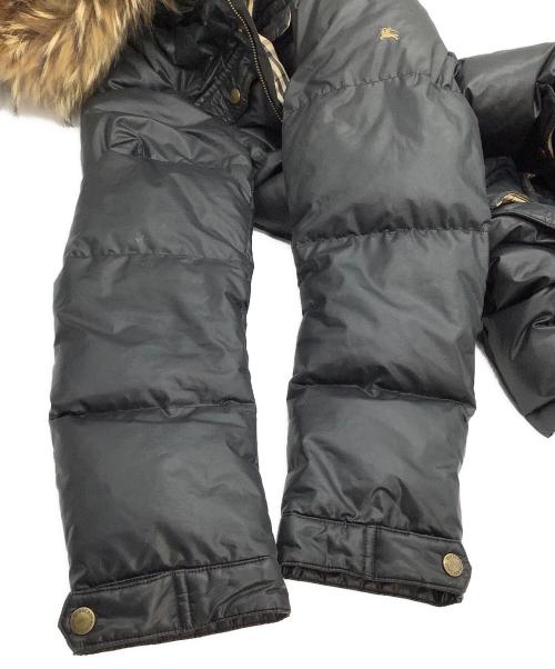 BURBERRY BLACK LABEL（バーバリーブラックレーベル）BURBERRY BLACK LABEL (バーバリーブラックレーベル) ダウンジャケット　裏地ノバチェック ブラック サイズ:Mの古着・服飾アイテム