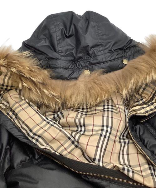 BURBERRY BLACK LABEL（バーバリーブラックレーベル）BURBERRY BLACK LABEL (バーバリーブラックレーベル) ダウンジャケット　裏地ノバチェック ブラック サイズ:Mの古着・服飾アイテム