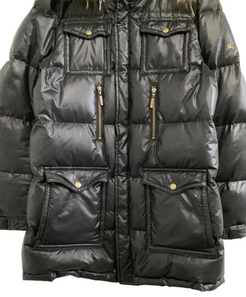 BURBERRY BLACK LABEL（バーバリーブラックレーベル）BURBERRY BLACK LABEL (バーバリーブラックレーベル) ダウンジャケット　裏地ノバチェック ブラック サイズ:Mの古着・服飾アイテム