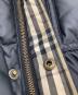 中古・古着 BURBERRY BLACK LABEL (バーバリーブラックレーベル) ダウンジャケット　裏地ノバチェック ブラック サイズ:M：15000円