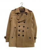 BURBERRY BLACK LABELバーバリーブラックレーベル）の古着「Pコート」｜ベージュ