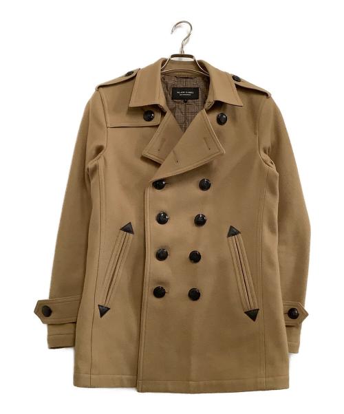 BURBERRY BLACK LABEL（バーバリーブラックレーベル）BURBERRY BLACK LABEL (バーバリーブラックレーベル) Pコート ベージュ サイズ:Mの古着・服飾アイテム