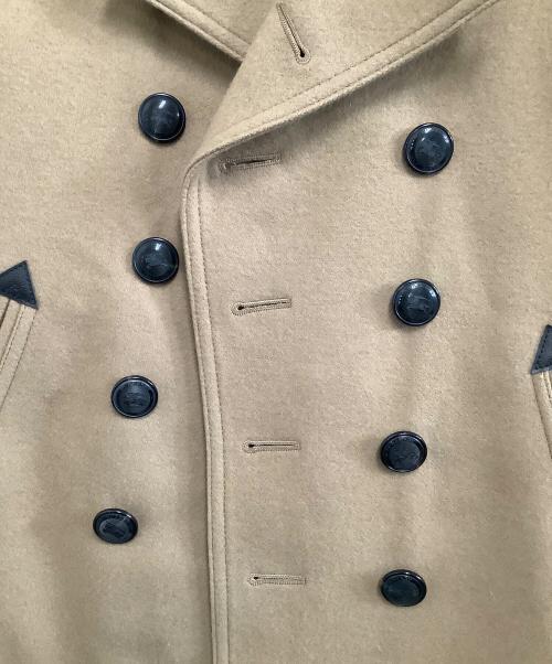BURBERRY BLACK LABEL（バーバリーブラックレーベル）BURBERRY BLACK LABEL (バーバリーブラックレーベル) Pコート ベージュ サイズ:Mの古着・服飾アイテム