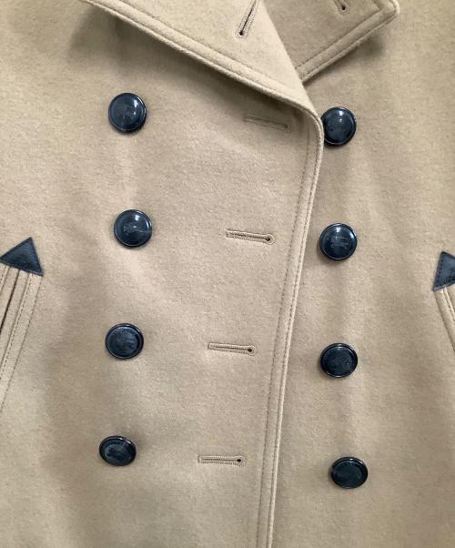 BURBERRY BLACK LABEL（バーバリーブラックレーベル）BURBERRY BLACK LABEL (バーバリーブラックレーベル) Pコート ベージュ サイズ:Mの古着・服飾アイテム