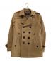 BURBERRY BLACK LABEL（バーバリーブラックレーベル）の古着「Pコート」｜ベージュ