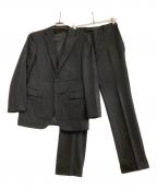 BURBERRY BLACK LABELバーバリーブラックレーベル）の古着「セットアップスーツ ストライプ」｜ブラック