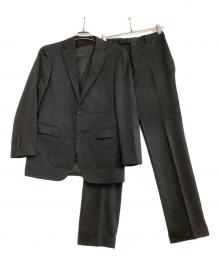 BURBERRY BLACK LABEL（バーバリーブラックレーベル）の古着「セットアップスーツ ストライプ」｜ブラック