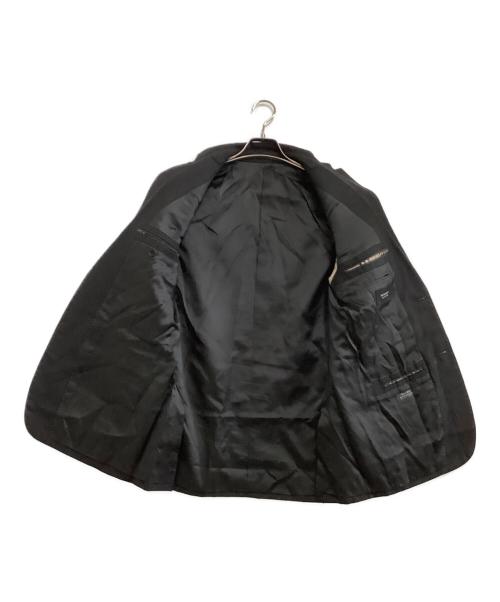 BURBERRY BLACK LABEL（バーバリーブラックレーベル）BURBERRY BLACK LABEL (バーバリーブラックレーベル) セットアップスーツ ストライプ ブラック サイズ:38Rの古着・服飾アイテム