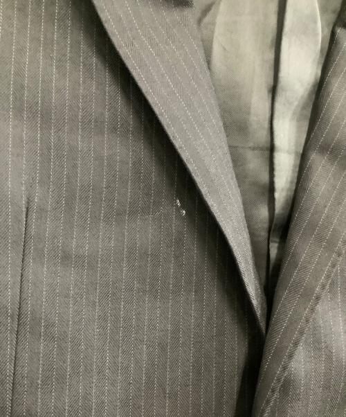 BURBERRY BLACK LABEL（バーバリーブラックレーベル）BURBERRY BLACK LABEL (バーバリーブラックレーベル) セットアップスーツ ストライプ ブラック サイズ:38Rの古着・服飾アイテム