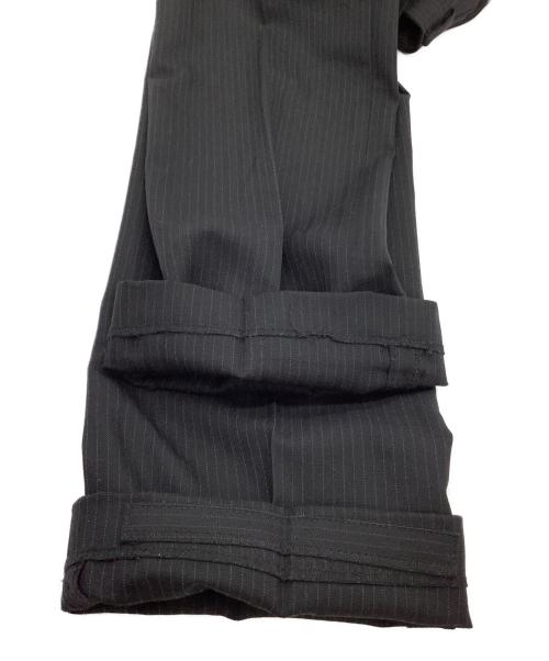 BURBERRY BLACK LABEL（バーバリーブラックレーベル）BURBERRY BLACK LABEL (バーバリーブラックレーベル) セットアップスーツ ストライプ ブラック サイズ:38Rの古着・服飾アイテム