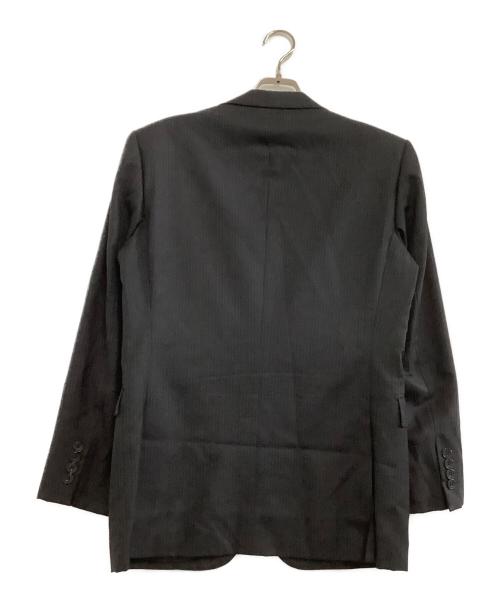 BURBERRY BLACK LABEL（バーバリーブラックレーベル）BURBERRY BLACK LABEL (バーバリーブラックレーベル) セットアップスーツ ストライプ ブラック サイズ:38Rの古着・服飾アイテム