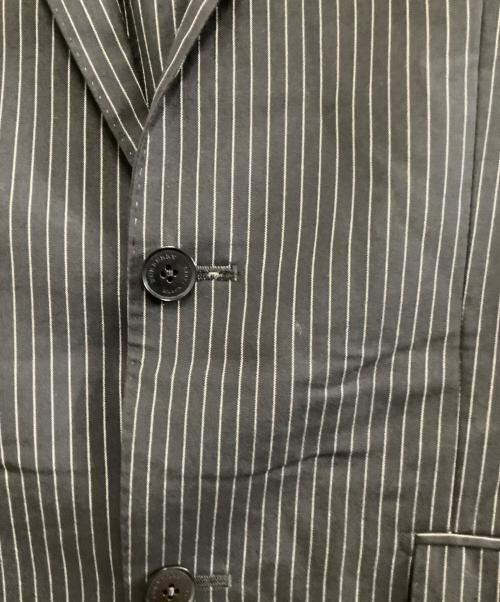 BURBERRY BLACK LABEL（バーバリーブラックレーベル）BURBERRY BLACK LABEL (バーバリーブラックレーベル) セットアップスーツ ストライプ ブラック サイズ:38Rの古着・服飾アイテム