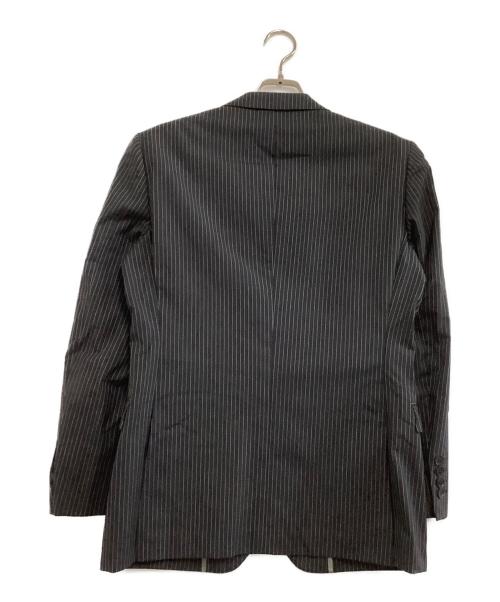 BURBERRY BLACK LABEL（バーバリーブラックレーベル）BURBERRY BLACK LABEL (バーバリーブラックレーベル) セットアップスーツ ストライプ ブラック サイズ:38Rの古着・服飾アイテム