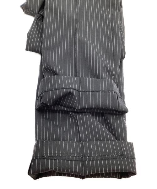 BURBERRY BLACK LABEL（バーバリーブラックレーベル）BURBERRY BLACK LABEL (バーバリーブラックレーベル) セットアップスーツ ストライプ ブラック サイズ:38Rの古着・服飾アイテム