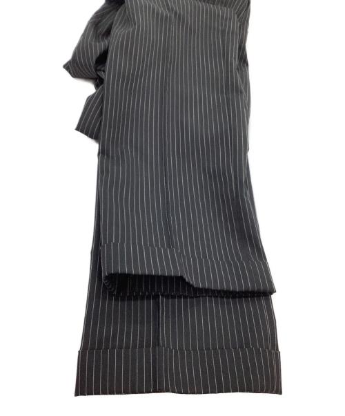 BURBERRY BLACK LABEL（バーバリーブラックレーベル）BURBERRY BLACK LABEL (バーバリーブラックレーベル) セットアップスーツ ストライプ ブラック サイズ:38Rの古着・服飾アイテム
