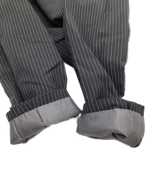 BURBERRY BLACK LABEL（バーバリーブラックレーベル）BURBERRY BLACK LABEL (バーバリーブラックレーベル) セットアップスーツ ストライプ ブラック サイズ:38Rの古着・服飾アイテム