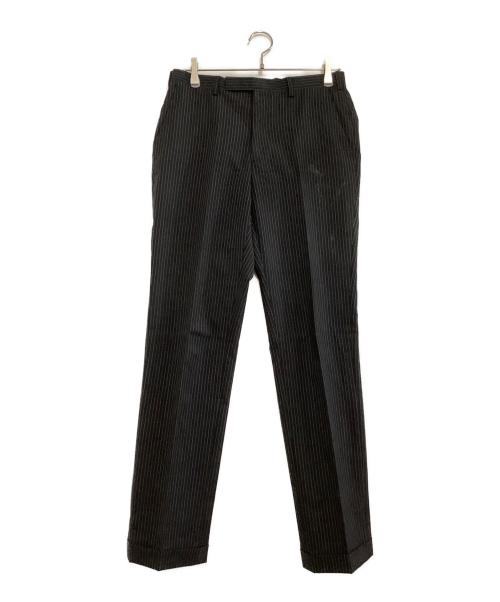 BURBERRY BLACK LABEL（バーバリーブラックレーベル）BURBERRY BLACK LABEL (バーバリーブラックレーベル) セットアップスーツ ストライプ ブラック サイズ:38Rの古着・服飾アイテム