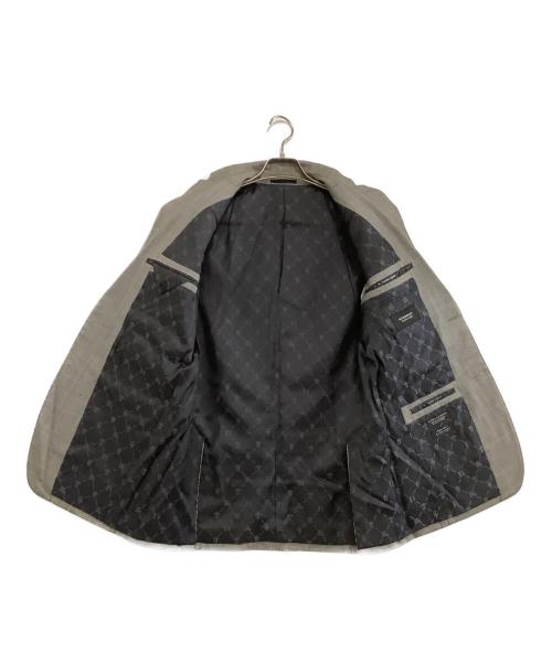 BURBERRY BLACK LABEL（バーバリーブラックレーベル）BURBERRY BLACK LABEL (バーバリーブラックレーベル) セットアップスーツ 	チェック グレー サイズ:38Rの古着・服飾アイテム