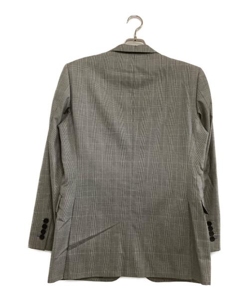BURBERRY BLACK LABEL（バーバリーブラックレーベル）BURBERRY BLACK LABEL (バーバリーブラックレーベル) セットアップスーツ 	チェック グレー サイズ:38Rの古着・服飾アイテム
