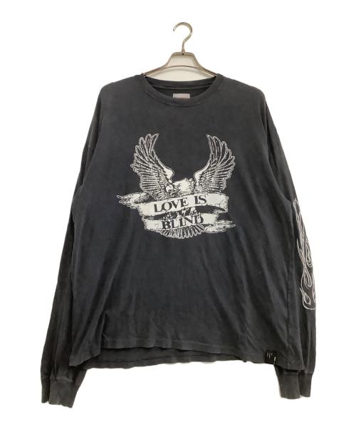 KAMIYA（カミヤ）KAMIYA (カミヤ) MSML (エムエスエムエル) 長袖Tシャツ　24AW グレー サイズ:Lの古着・服飾アイテム