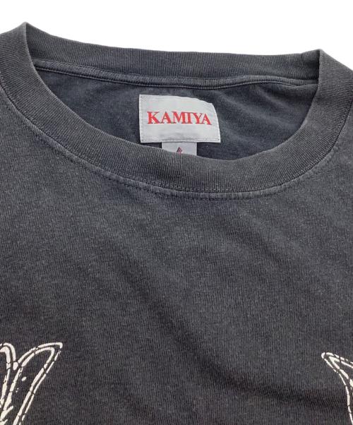 KAMIYA（カミヤ）KAMIYA (カミヤ) MSML (エムエスエムエル) 長袖Tシャツ　24AW グレー サイズ:Lの古着・服飾アイテム