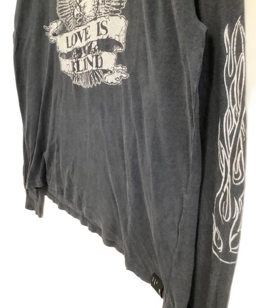 KAMIYA（カミヤ）KAMIYA (カミヤ) MSML (エムエスエムエル) 長袖Tシャツ　24AW グレー サイズ:Lの古着・服飾アイテム
